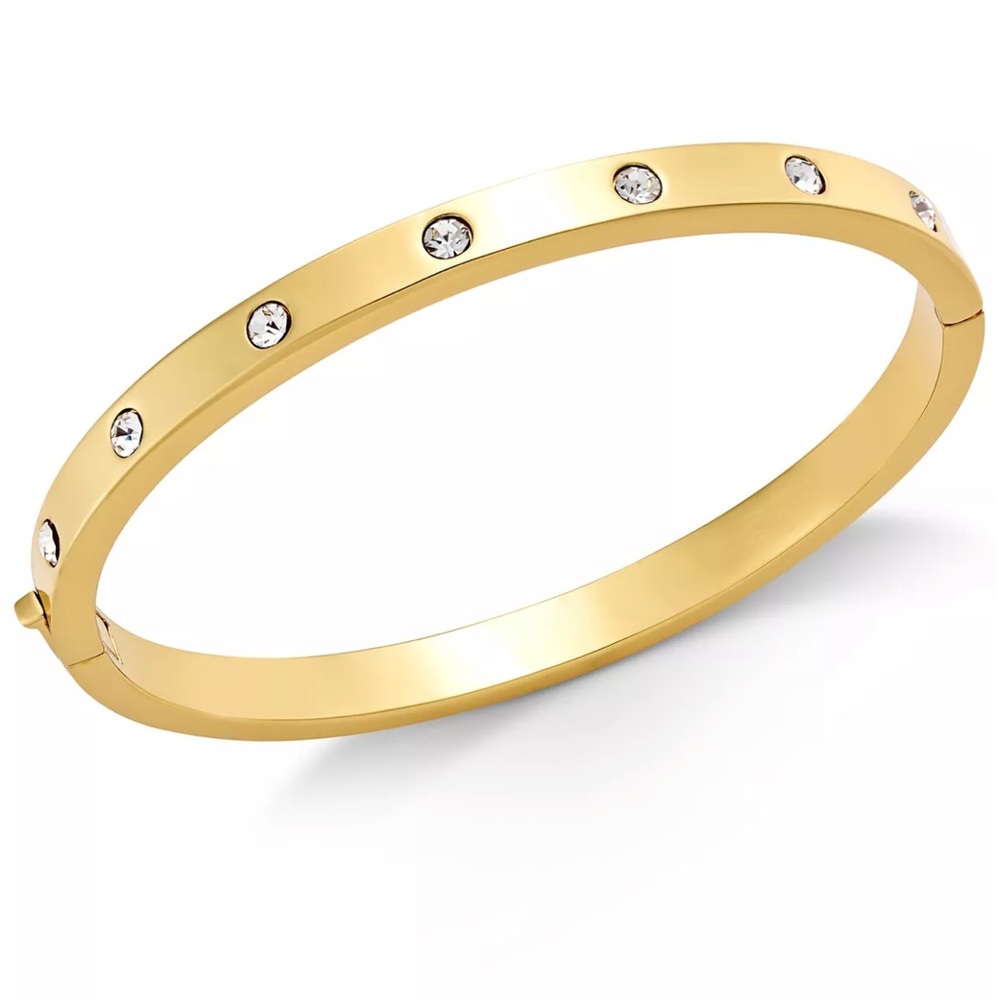 Kate Spade New York Bezel-Set Polished Bangle Bracelet